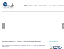 Tablet Screenshot of mdlaboratories.net